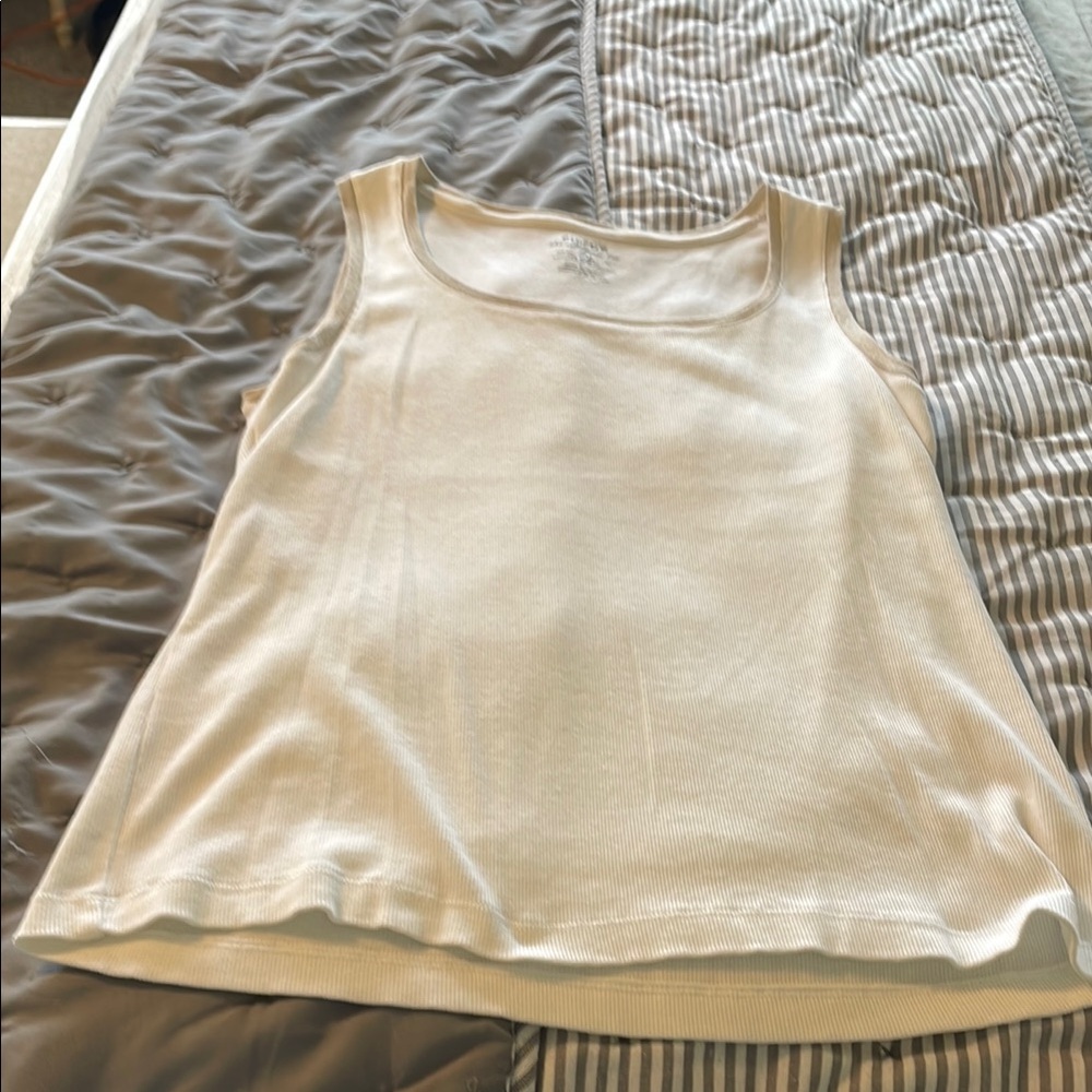 Chico's Cream Tank Top